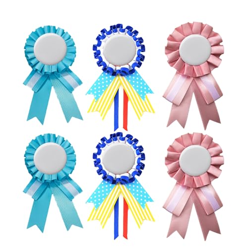 6Stück Turnierschleife Pferd,Hobby Horse Rosettes,Rainbow Bows For Horse Accessories,Rosetten Für Gewinner Turnierschleifen,Turnierschleife Pferd Fun,Für Sports Events Talent Show DIY Party Supplies 6Stück Turnierschleife Pferd,Hobby Horse Rosettes,Rainbow Bows For Horse Accessories,Rosetten Für Gewinner Turnierschleifen,Turnierschleife Pferd Fun,Für Sports Events Talent Show DIY Party Supplies von LILELIG