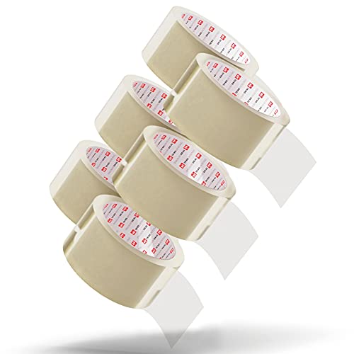 LILENO HOME Klebeband Transparent 50mm x 66m [108 Rollen] leise abrollend - Paketklebeband Transparent - Breites Packband als Packing Tape-Set - Durchsichtiges Paketband als Paket Klebeband von LILENO HOME