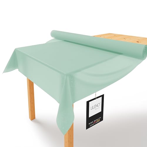 LILENO HOME Tischdeckenrolle 1,10 x 25 m - Tischdecke Eukalyptus aus Vlies - Stoffähnlich, abwaschbare Tischdecke als Rolle, Meterware Tischtuchrolle - Einweg Papiertischdecke Rolle Alternative LILENO HOME Tischdeckenrolle 1,10 x 25 m - Tischdecke Eukalyptus aus Vlies - Stoffähnlich, abwaschbare Tischdecke als Rolle, Meterware Tischtuchrolle - Einweg Papiertischdecke Rolle Alternative von LILENO HOME