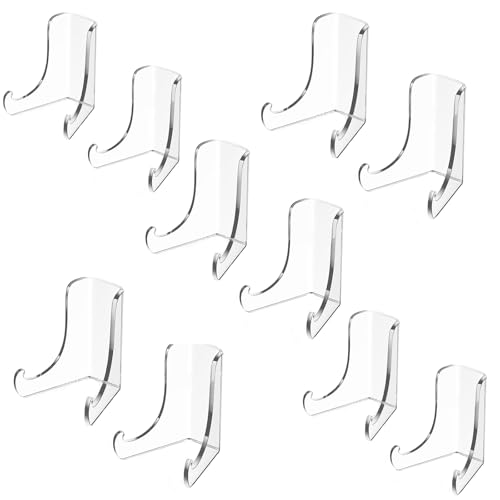 LIMEOW 10 Stück Tellerhalter Tellerständer Bilderständer Plateholder Schallplattenständer Cd Halter Acryl Ständer Kartenständer Mini Staffelei Halterungen für Familienfotos,Schallplatten,Geschirr Usw LIMEOW 10 Stück Tellerhalter Tellerständer Bilderständer Plateholder Schallplattenständer Cd Halter Acryl Ständer Kartenständer Mini Staffelei Halterungen für Familienfotos,Schallplatten,Geschirr Usw von LIMEOW