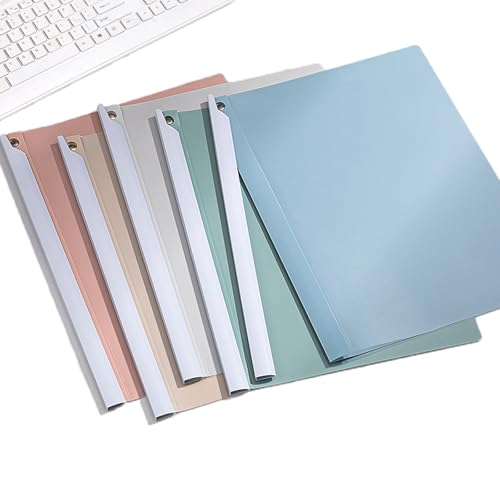 LIMEQKI Thermobindemappen A4, Bewerbungsmappen 5 stück Bindekapazität, Transparenter PVC-Heizbindeumschla Abdeckung und PP Zurück, Farbverlaufsfarben LIMEQKI Thermobindemappen A4, Bewerbungsmappen 5 stück Bindekapazität, Transparenter PVC-Heizbindeumschla Abdeckung und PP Zurück, Farbverlaufsfarben von LIMEQKI