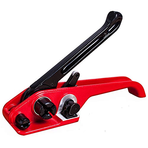 LINDER Manuelles Umreifungsgerät für textile Umreifungsbänder, geeignet für 13-19 mm Bandbreite, rot, Spann- und Schneidefunktion, PP und Textilband LINDER Manuelles Umreifungsgerät für textile Umreifungsbänder, geeignet für 13-19 mm Bandbreite, rot, Spann- und Schneidefunktion, PP und Textilband von LINDER