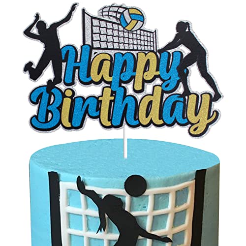 Volleyball Happy Birthday Kuchen Topper Mädchen Strand Volleyball Spieler Kuchen Dekoration Erwachsene Weibliche Sport Thema Geburtstag Party Supplies Volleyball Happy Birthday Kuchen Topper Mädchen Strand Volleyball Spieler Kuchen Dekoration Erwachsene Weibliche Sport Thema Geburtstag Party Supplies von LINGBOOM