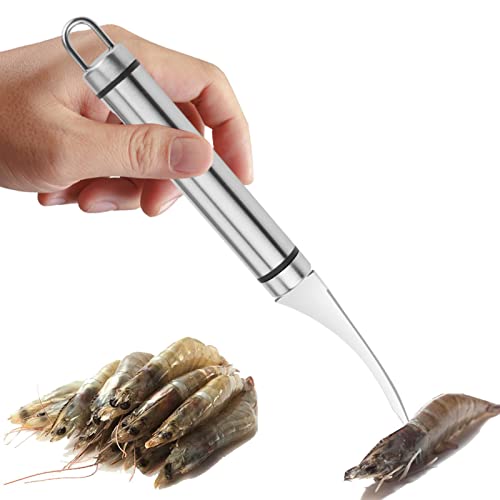 LINGJIONG 5 Stück Garnelen – vielseitiges Garnelen-Werkzeug mit Klinge | Garnelenschäler und Meeresfrüchte zum Schälen von Garnelen und zur Auswahl der Garnelen-Linie LINGJIONG 5 Stück Garnelen – vielseitiges Garnelen-Werkzeug mit Klinge | Garnelenschäler und Meeresfrüchte zum Schälen von Garnelen und zur Auswahl der Garnelen-Linie von LINGJIONG