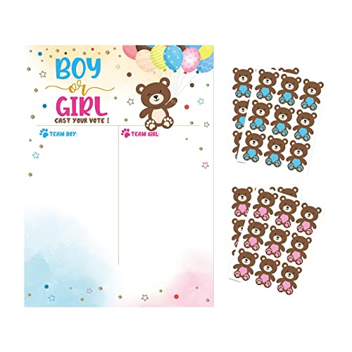 LINGJIONG Enthüllung für die Party, Spiel zur Vorhersage, für Babygeschlecht, Dekoration, Fotozubehör, Babyparty, Partyzubehör LINGJIONG Enthüllung für die Party, Spiel zur Vorhersage, für Babygeschlecht, Dekoration, Fotozubehör, Babyparty, Partyzubehör von LINGJIONG
