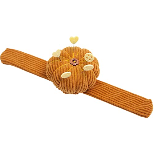 LINGJIONG Nadelknäuel für das Handgelenk, schöne und tragbare Nadelkissen mit verstellbarem Gummiband, zum Nähen LINGJIONG Nadelknäuel für das Handgelenk, schöne und tragbare Nadelkissen mit verstellbarem Gummiband, zum Nähen von LINGJIONG