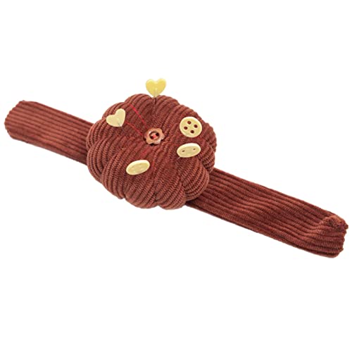 LINGJIONG Nadelknäuel für das Handgelenk, schöne und tragbare Nadelkissen mit verstellbarem Gummiband, zum Nähen LINGJIONG Nadelknäuel für das Handgelenk, schöne und tragbare Nadelkissen mit verstellbarem Gummiband, zum Nähen von LINGJIONG