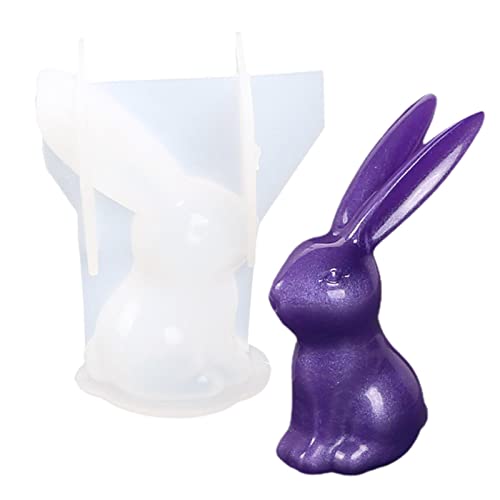 LINGJIONG Seifenform Hase – Kaninchen aus Silikon für die Herstellung von Kerzen – Kerzen Kaninchen mit langen Ohren, Harzform, Epoxidharz, Basteln, Kerzen LINGJIONG Seifenform Hase – Kaninchen aus Silikon für die Herstellung von Kerzen – Kerzen Kaninchen mit langen Ohren, Harzform, Epoxidharz, Basteln, Kerzen von LINGJIONG