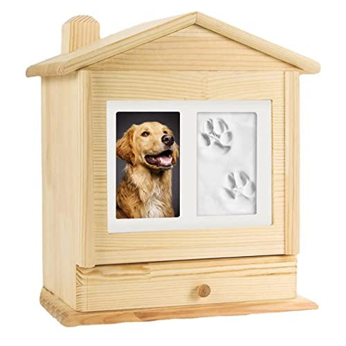 LINGJIONG Urne für Hunde, Haustiere, Asche, Gedenkurnen aus Holz mit Bilderrahmen, Gedenkurnen für Hunde oder Katzen, Asche Memorial Souvenir Geschenkbox LINGJIONG Urne für Hunde, Haustiere, Asche, Gedenkurnen aus Holz mit Bilderrahmen, Gedenkurnen für Hunde oder Katzen, Asche Memorial Souvenir Geschenkbox von LINGJIONG