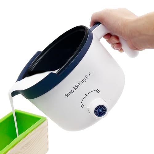 LINGQIAN DIY Starter Seife selber machen Set für Erwachsene, Seife machen Kit für kreative Seifenherstellung mit Seifenschmelzer, Seifenform und Löffel von LINGQIAN