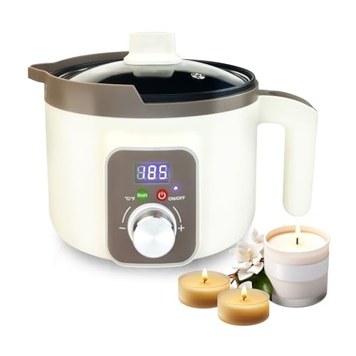 LINGQIAN Digital Wachsschmelztopf mit LED Temperaturanzeige, Smart Elektrischer Kerzenwachsschmelzer für Kerzenherstellung, Non-Stick, Easy Clean, Kerze machen Gießtopf für DIY Handwerk LINGQIAN Digital Wachsschmelztopf mit LED Temperaturanzeige, Smart Elektrischer Kerzenwachsschmelzer für Kerzenherstellung, Non-Stick, Easy Clean, Kerze machen Gießtopf für DIY Handwerk von LINGQIAN