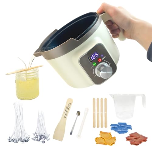 LINGQIAN candle making Wachsschmelztopf mit LED Temperaturanzeige, Digital Elektrischer Kerzenwachsschmelzer für Kerzenherstellung LINGQIAN candle making Wachsschmelztopf mit LED Temperaturanzeige, Digital Elektrischer Kerzenwachsschmelzer für Kerzenherstellung von LINGQIAN
