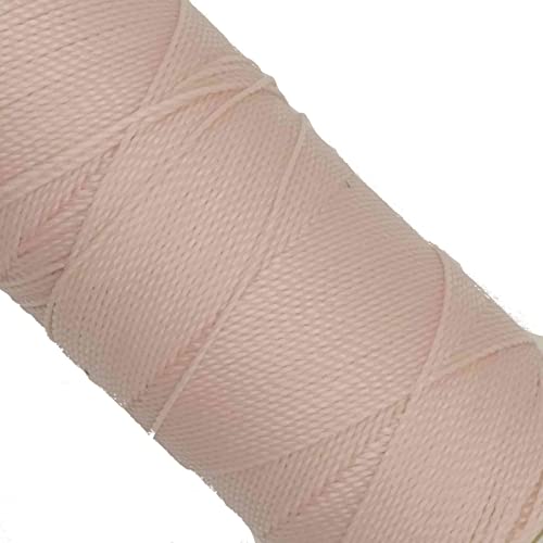 LINHASITA, Garnspule, gewachst, 100 g / 170 Meter, Dicke: 1 mm, Polyester, Makramee-Garn, 30 Farben 170 metros / 100 gr Pink von LINHASITA