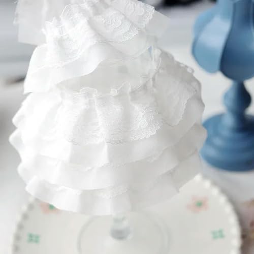 LINLN 5 cm breit, doppellagig, Chiffon, plissiert, Spitzenstoff, Handarbeit, Rüschen, Rüschenbesatz, Kleid, Kragen, Ausschnitt, DIY, Basteln, Nähen, Dekor LINLN 5 cm breit, doppellagig, Chiffon, plissiert, Spitzenstoff, Handarbeit, Rüschen, Rüschenbesatz, Kleid, Kragen, Ausschnitt, DIY, Basteln, Nähen, Dekor von LINLN