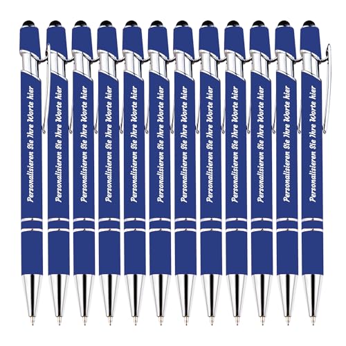 Benutzerdefinierter Kugelschreiber mit Geschäftswerbung, personalisierter Soft-Touch-Kugelschreiber, 0,5-mm-benutzerdefinierter Stift, personalisierte Gravur Ihres Namens für den Abschluss - 96Stk Benutzerdefinierter Kugelschreiber mit Geschäftswerbung, personalisierter Soft-Touch-Kugelschreiber, 0,5-mm-benutzerdefinierter Stift, personalisierte Gravur Ihres Namens für den Abschluss - 96Stk von LINMQIU