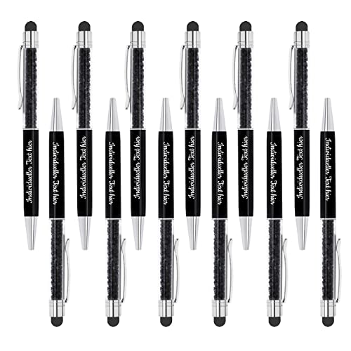 LINMQIU Personalisierter Kugelschreiber, 2-in-1-Funktions-Kugelschreiber, 12 Stk von LINMQIU
