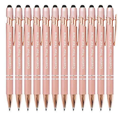 LINMQIU Personalisierter Multifunktions-Touch-Kugelschreiber, individueller Kugelschreiber, geeignet für Abschlussfeier, Firmenwerbung, Büro, Hochzeit, Veranstaltungen - 36Stk von LINMQIU