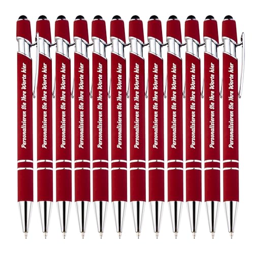 Personalisierter Kugelschreiber mit Text, individueller Soft-Touch-Kugelschreiber, geeignet für Geschäfte, Abschlussfeiern, Geburtstage, Firmenwerbung, Kugelschreiber mit schwarzer Tinte - 300Stk Personalisierter Kugelschreiber mit Text, individueller Soft-Touch-Kugelschreiber, geeignet für Geschäfte, Abschlussfeiern, Geburtstage, Firmenwerbung, Kugelschreiber mit schwarzer Tinte - 300Stk von LINMQIU