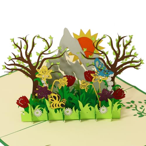 LINPOPUP®, LIN17665, Pop Up Karte Blumen, Pop Up Geburtstagskarte, Grußkarten Blumen, Klappkarte Geburtstagskarte, Muttertagskarte, Danke, Viel Glück, Bienen, Schmetterling, Blumenwiese, N388 LINPOPUP®, LIN17665, Pop Up Karte Blumen, Pop Up Geburtstagskarte, Grußkarten Blumen, Klappkarte Geburtstagskarte, Muttertagskarte, Danke, Viel Glück, Bienen, Schmetterling, Blumenwiese, N388 von LINPOPUP