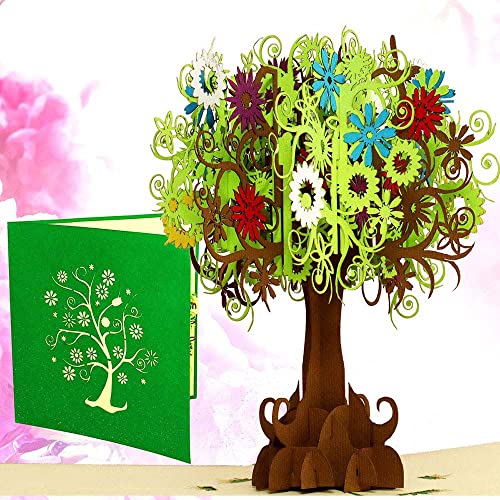 LINPOPUP®, LIN17747, Pop Up Karte Baum Geburtstag Grußkarten Blumen Klappkarte Geburtstagskarte Muttertagskarte Vatertag Danke Viel Glück Gute Besserung Abschied, Wunschbaum, N393 LINPOPUP®, LIN17747, Pop Up Karte Baum Geburtstag Grußkarten Blumen Klappkarte Geburtstagskarte Muttertagskarte Vatertag Danke Viel Glück Gute Besserung Abschied, Wunschbaum, N393 von LINPOPUP
