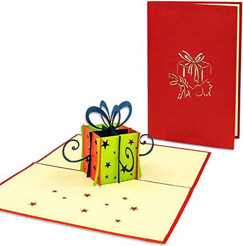 LINPOPUP®, LIN17811, Pop Up Karte Geschenk, Pop Up Geburtstagskarte, Geburtstagskarte Geldgeschenk, Geldgeschenkkarte, 3D Grußkarte, Klappkarte, Geburtstagskarte, Gutschein, N125-1 von LINPOPUP
