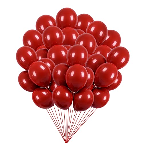LINSOCLE Luftballons Rot, Rote Luftballons 100 stück, Rote Ballons 12inch für Hochzeit Geburtstag Valentinstag Party Silvester Deko LINSOCLE Luftballons Rot, Rote Luftballons 100 stück, Rote Ballons 12inch für Hochzeit Geburtstag Valentinstag Party Silvester Deko von LINSOCLE