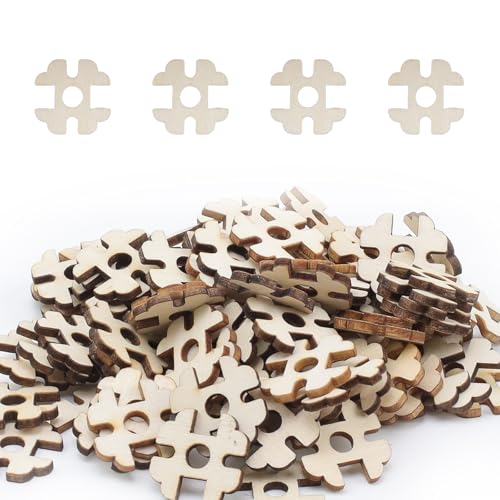 LINTRA Holzknöpfe, 100 Stück Bommelknöpfe Holz, Holz Knöpfe für Mützen, Abnehmbares Design Knöpfe zum Annähen, für DIY-Bastelarbeiten, Mützen, Stricken LINTRA Holzknöpfe, 100 Stück Bommelknöpfe Holz, Holz Knöpfe für Mützen, Abnehmbares Design Knöpfe zum Annähen, für DIY-Bastelarbeiten, Mützen, Stricken von LINTRA