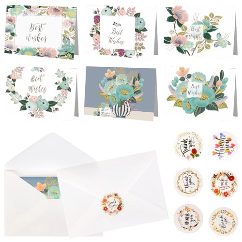 Dankeskarten mit Umschlägen 10 x 15 CM Klappkarten Grußkarten Danke Karten für Hochzeit Geburtstag Geschäft Thank You Cards 12 Stück Dankeskarten mit Umschlägen 10 x 15 CM Klappkarten Grußkarten Danke Karten für Hochzeit Geburtstag Geschäft Thank You Cards 12 Stück von LINXIU