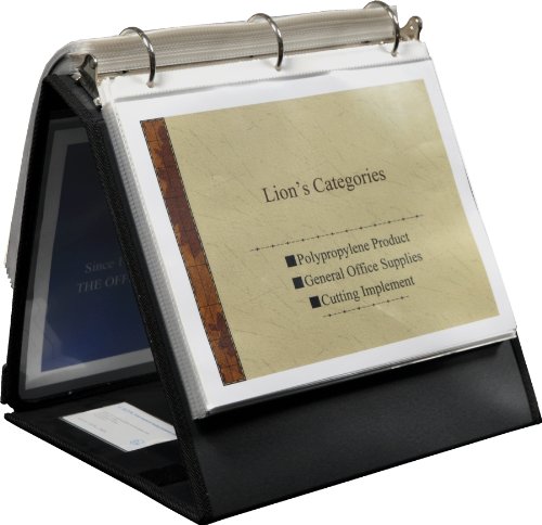 Lion Insta-Cover Ringbuch-Staffelei, 3,8 cm Ring, 1 Binder-Staffelei (40009) von LION