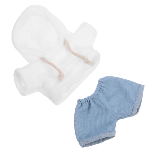 LIOOBO 1 Satz Kuscheltiere Outfit Set für Plüschbären Weiche Kapuzenjacke und Jeans für Puppen Wiederverwendbare Kleidung für Kreative Spielstunden für Mini Plüschtiere LIOOBO 1 Satz Kuscheltiere Outfit Set für Plüschbären Weiche Kapuzenjacke und Jeans für Puppen Wiederverwendbare Kleidung für Kreative Spielstunden für Mini Plüschtiere von LIOOBO