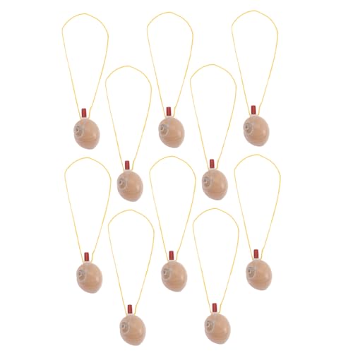 LIOOBO 10 Stück Conch Form Pfeifen für Party Gefälligkeiten für Feste und Spiele mit Sicherem Material LIOOBO 10 Stück Conch Form Pfeifen für Party Gefälligkeiten für Feste und Spiele mit Sicherem Material von LIOOBO