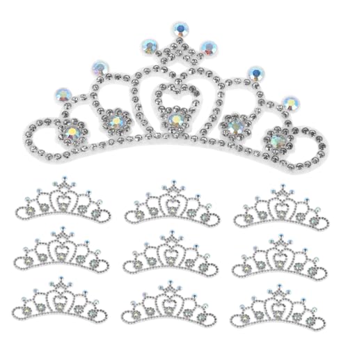 LIOOBO 10 Stück Kronen-strass-applikationen Zum Aufnähen, Dekorative Verzierungen Für Kleidung, Diy-bastelzubehör, Vliesstoff, Nähzubehör in Kronenform LIOOBO 10 Stück Kronen-strass-applikationen Zum Aufnähen, Dekorative Verzierungen Für Kleidung, Diy-bastelzubehör, Vliesstoff, Nähzubehör in Kronenform von LIOOBO