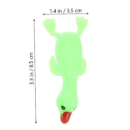 LIOOBO 10 Stück Teiliges Dehnbares Gummispielzeug Weißer Gänse Fingerstressabbau Partygeschenk Langlebiges Waschbares Leichtes Fingerspielzeug für Erwachsene von LIOOBO