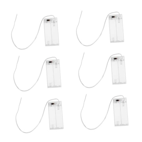 LIOOBO 10 Stück Teiliges Transparenter Aa Batteriehalter für Lichterketten Langlebiges Kunststoff Batteriefach mit Schalter Kompatibel und Wetterfest für Einfache von Lichterketten LIOOBO 10 Stück Teiliges Transparenter Aa Batteriehalter für Lichterketten Langlebiges Kunststoff Batteriefach mit Schalter Kompatibel und Wetterfest für Einfache von Lichterketten von LIOOBO