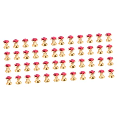 LIOOBO 100 Stück Bunte Strasssteine Für Schmuckdesign Und Bastelprojekte – Hochwertige Rote Diamanten Mit Goldenem Rand - Ideal Für Kleidung Und Kreative DIY-Ideen LIOOBO 100 Stück Bunte Strasssteine Für Schmuckdesign Und Bastelprojekte – Hochwertige Rote Diamanten Mit Goldenem Rand - Ideal Für Kleidung Und Kreative DIY-Ideen von LIOOBO