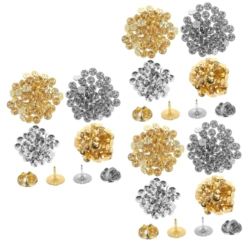 LIOOBO 100 Stück Schmetterlings-Anstecknadeln 11mm – Metall Pins in Gold Und Nickel Für DIY-Projekte Krawatten Und Bastelarbeiten – Hochwertige Butterfly Clips Für Kreatives LIOOBO 100 Stück Schmetterlings-Anstecknadeln 11mm – Metall Pins in Gold Und Nickel Für DIY-Projekte Krawatten Und Bastelarbeiten – Hochwertige Butterfly Clips Für Kreatives von LIOOBO