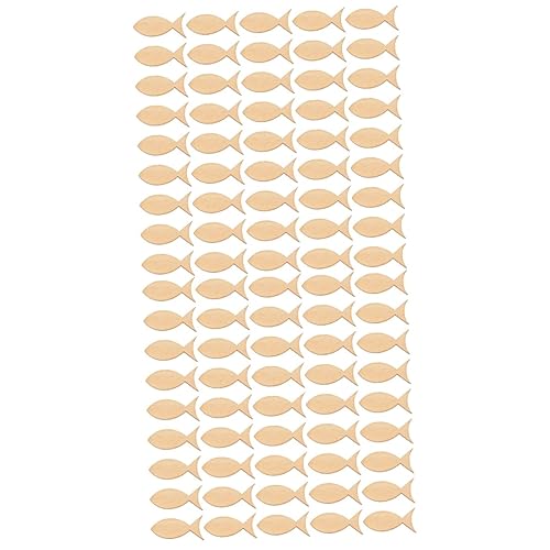 LIOOBO 100 Stück Unbehandelte Holzfische Ausschnitte Für DIY-Projekte – Leere Holzornamente in Fischform Zum Malen Und Gestalten – Ideal Als Geschenkanhänger Und Für Kreative Bastelideen LIOOBO 100 Stück Unbehandelte Holzfische Ausschnitte Für DIY-Projekte – Leere Holzornamente in Fischform Zum Malen Und Gestalten – Ideal Als Geschenkanhänger Und Für Kreative Bastelideen von LIOOBO