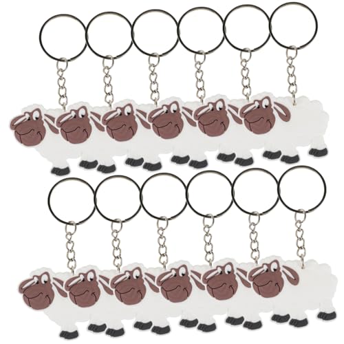 LIOOBO 12 Stück Schaf Schlüsselanhänger Teiliges Niedliche Tier Anhänger für Kinderpartys Geschenkideen Langlebiges Material für Geburtstagsfeiern Karneval und Themenveranstaltungen LIOOBO 12 Stück Schaf Schlüsselanhänger Teiliges Niedliche Tier Anhänger für Kinderpartys Geschenkideen Langlebiges Material für Geburtstagsfeiern Karneval und Themenveranstaltungen von LIOOBO