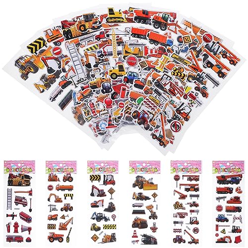LIOOBO 12Stücke Aufkleber Set für Fahrzeuge Bagger LKW Sticker für Jungen und Mädchen Vielseitig Einsetzbar Sicheres Bastelpapier für Kreative Spiele LIOOBO 12Stücke Aufkleber Set für Fahrzeuge Bagger LKW Sticker für Jungen und Mädchen Vielseitig Einsetzbar Sicheres Bastelpapier für Kreative Spiele von LIOOBO