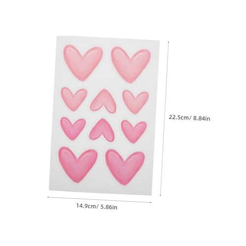 LIOOBO 16 Blatt Teiliges Selbstklebende Herzform Wandtattoos für Wohnzimmer Mädchenzimmer Schlafzimmer Abziehbare Dekoration Wandaufkleber Einfache Anwendung ohne Werkzeug Kreative LIOOBO 16 Blatt Teiliges Selbstklebende Herzform Wandtattoos für Wohnzimmer Mädchenzimmer Schlafzimmer Abziehbare Dekoration Wandaufkleber Einfache Anwendung ohne Werkzeug Kreative von LIOOBO