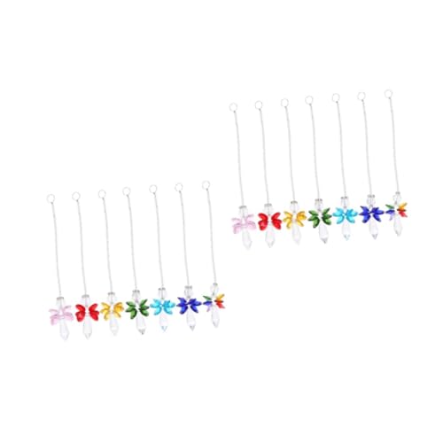 LIOOBO 2 Sätze Kreuz Anhänger Dekorationen Kristalle Prismen Led Hochzeit Garten Anhänger Kristallflügel-anhänger Kristalldekoration Kristallanhänger Selber Machen Glas Bunt 7 Stück * 2 LIOOBO 2 Sätze Kreuz Anhänger Dekorationen Kristalle Prismen Led Hochzeit Garten Anhänger Kristallflügel-anhänger Kristalldekoration Kristallanhänger Selber Machen Glas Bunt 7 Stück * 2 von LIOOBO