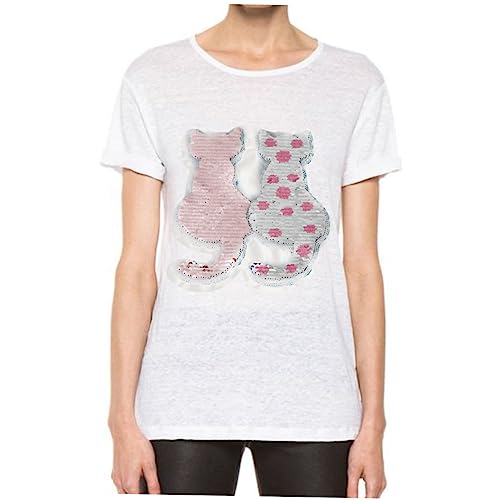 LIOOBO 2 Stücke Katzen Bügelbilder Mit Glitzernden Pailletten - Dekorative Stoffapplikationen Zum Aufbügeln Für Kleidung Und Taschen - Langlebiges DIY Zubehör Für Kreative Projekte LIOOBO 2 Stücke Katzen Bügelbilder Mit Glitzernden Pailletten - Dekorative Stoffapplikationen Zum Aufbügeln Für Kleidung Und Taschen - Langlebiges DIY Zubehör Für Kreative Projekte von LIOOBO