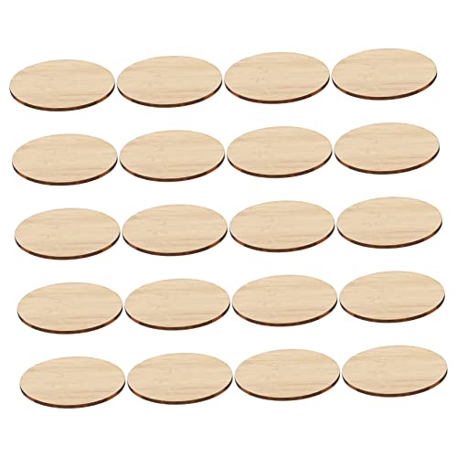 LIOOBO 20 Stück Runde Holzscheiben Aus Bambus – Ideal Zum Bemalen Und Dekorieren Für Hochzeiten - Weihnachten Und Kreative Bastelprojekte – Hochwertige Tischdeko Und Holzverzierungen LIOOBO 20 Stück Runde Holzscheiben Aus Bambus – Ideal Zum Bemalen Und Dekorieren Für Hochzeiten - Weihnachten Und Kreative Bastelprojekte – Hochwertige Tischdeko Und Holzverzierungen von LIOOBO