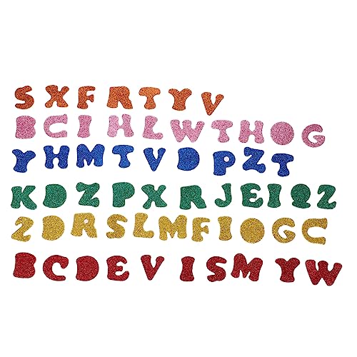 LIOOBO 2Packungen Glitzer Buchstaben Aufkleber aus Moosgummi für Alphabet Sticker für Kunsthandwerk DIY Projekte Schulprojekte und Belohnungen LIOOBO 2Packungen Glitzer Buchstaben Aufkleber aus Moosgummi für Alphabet Sticker für Kunsthandwerk DIY Projekte Schulprojekte und Belohnungen von LIOOBO