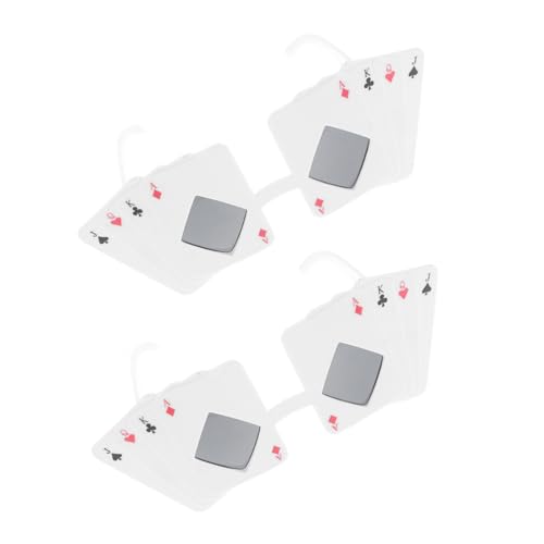 LIOOBO 2Stücke Poker Themen Sonnenbrillen Verrückte Partybrillen für Kostümpartys Geburtstagsfeiern Halloween Einzigartige Fotorequisiten für Unvergessliche Lustige LIOOBO 2Stücke Poker Themen Sonnenbrillen Verrückte Partybrillen für Kostümpartys Geburtstagsfeiern Halloween Einzigartige Fotorequisiten für Unvergessliche Lustige von LIOOBO