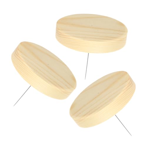 LIOOBO 3 Sätze Wollfilz Puppenständer Teiliges Holzdisplay für Puppen Stabiler Halter für Präsentation von Wollfiguren für Schreibtisch und Vitrine von LIOOBO