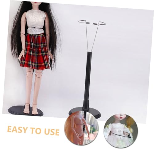LIOOBO 3 Stück Verstellbare Puppenständer Höhenverstellbare Doll Support Halterung für Figuren und Stabile Schwarze Display Racks für Puppen und Actionfiguren für Sammler LIOOBO 3 Stück Verstellbare Puppenständer Höhenverstellbare Doll Support Halterung für Figuren und Stabile Schwarze Display Racks für Puppen und Actionfiguren für Sammler von LIOOBO