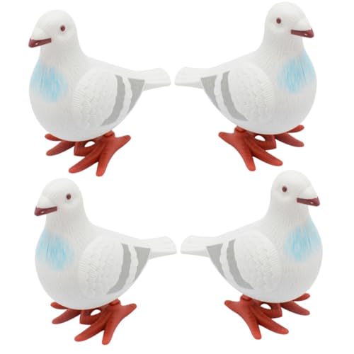 LIOOBO 4 Stück Teiliges Wind Up Kleine Lustige Taubenfiguren Kreative Party Mitgebsel für Eltern Junge Mädchen Spiel Spaß und Langlebig LIOOBO 4 Stück Teiliges Wind Up Kleine Lustige Taubenfiguren Kreative Party Mitgebsel für Eltern Junge Mädchen Spiel Spaß und Langlebig von LIOOBO