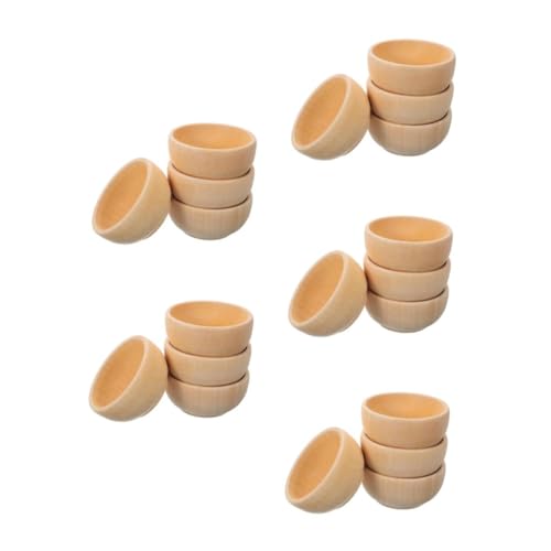 LIOOBO 4-teiliges Set Kleine Holzschalen Aus Naturholz – Unvollendete Mini-Bastelschalen Für Kreative DIY Projekte Ideal Für Jungen Und Mädchen Zum Malen Und Gestalten LIOOBO 4-teiliges Set Kleine Holzschalen Aus Naturholz – Unvollendete Mini-Bastelschalen Für Kreative DIY Projekte Ideal Für Jungen Und Mädchen Zum Malen Und Gestalten von LIOOBO