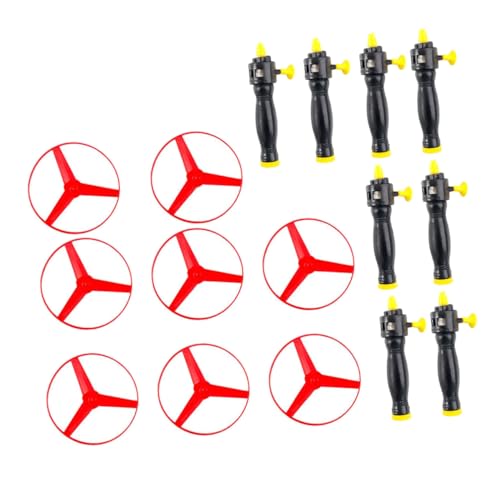 LIOOBO 8 Stück Teiliges Flugscheiben für Interessante Outdoor Spielzeuge mit Zugmechanismus für Partys und Feierlichkeiten und Sicher der Anwendung Zufällige Farbe Zufällige Farbe von LIOOBO
